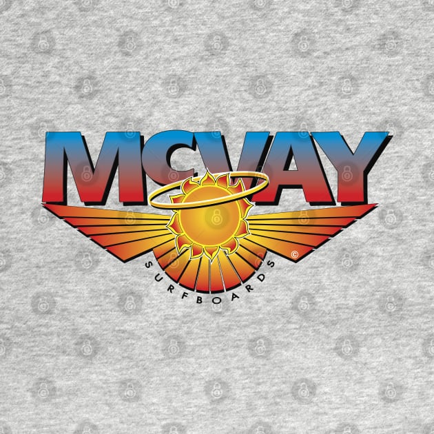 Back - Logo - "McVay Surfboards" Tee-shirt by McVay Surfboards 